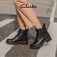 Clarks 其乐 女士中筒厚底马丁靴 261663154