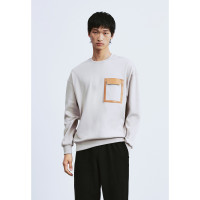 URBAN REVIVO 男士圆领套头卫衣 MF02R4OT2000