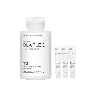 Olaplex 美国3号烫染救星护发发膜组合改善干枯毛躁烫染受损（3号100ml+3号20ml*3 ）双十一大促臻献之礼