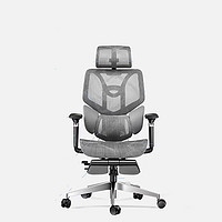 HBADA 黑白调 E3 三区撑腰人体工学椅 高配版