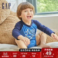 Gap婴儿秋冬2022新款纯棉连体衣429408童装洋气包屁衣