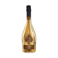 黑桃皇后 法国原装进口黑桃a香槟酒750ml黄金版钢琴烤漆葡萄酒香槟