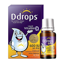 Ddrops 儿童维生素D3滴剂 600IU 2.8ml