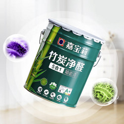 CARPOLY 嘉宝莉 竹炭净醛5合1墙面漆 白色 20L