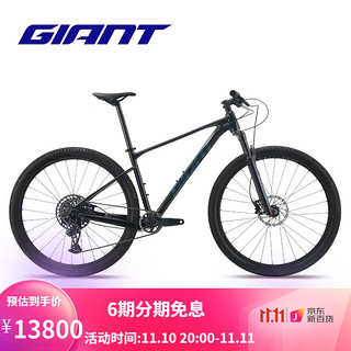 GIANT 捷安特 XTC SLR 29 0铝合金12速气压XC竞技成人山地自行车 黑色  适合身高170-182cm