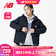 new balance NB官方22新款女款休闲连帽鸭绒保暖羽绒服 BK AWJ23335