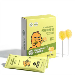 BabyPantry 光合星球 宝宝无糖棒棒糖 78g/12支
