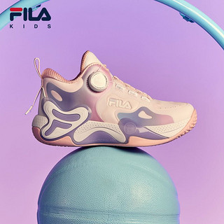 FILA 斐乐 KIDS斐乐童鞋儿童篮球鞋2022冬季新款男女大童万花筒运动鞋