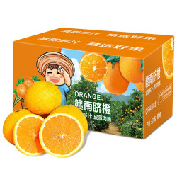 江西赣南脐橙 5kg含箱 钻石果 单果240-320g