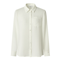 HAZZYS 哈吉斯 女士长袖衬衫 ASCSK12AXO1NV 米黄色 42