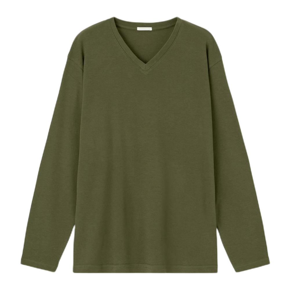 GU 极优 男士V领长袖T恤 336120