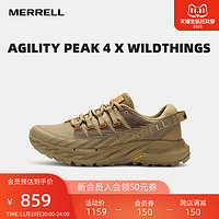 MERRELL 迈乐 男AGILITY PEAK 4 X WILDTHINGS联名越野跑鞋