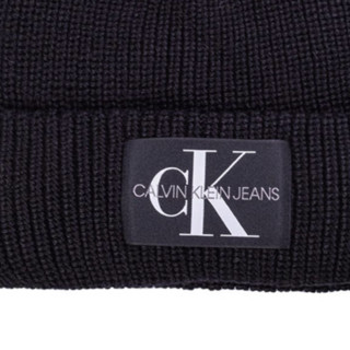 Calvin Klein Jeans 卡尔文·克莱恩牛仔 男士毛线帽 K50K506242BDS 黑色