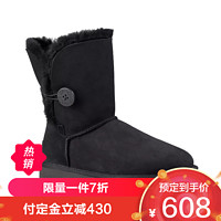 UGG Bailey Button ll 贝莉纽扣2.0中筒平跟女士保暖雪地靴女靴