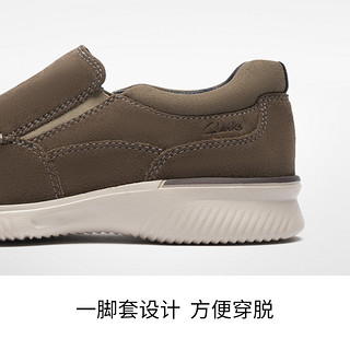 Clarks 其乐 男士2022新款春季经典复古休闲鞋潮流舒适一脚蹬爸爸鞋