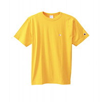Champion BASIC系列 中性运动T恤 C3-P300-C740 黄色 L