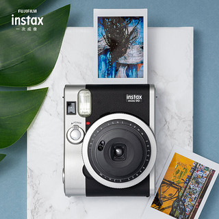 INSTAX 富士instax立拍立得 一次成像相机 mini90 黑色 +FAFA调色盘