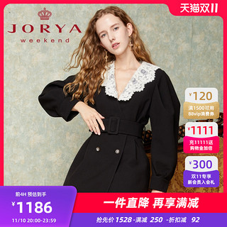 JORYA weekend 卓雅周末 女士中长款大衣 EJWBDZ74 加厚款