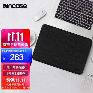 Incase ICON磁吸适用于13.3英寸华为联想苹果笔记本MacBook Air/Pro13.3英寸防震磁吸笔记本电脑内胆包石墨色