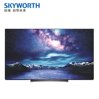 SKYWORTH 创维 77S81 77英寸超薄OLED全面屏电视 4K超高清 自发光 线下同款