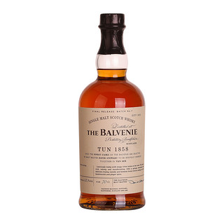 THE BALVENIE 百富 第六批次 1858号桶 单一麦芽 苏格兰威士忌 52.3%vol 700ml 礼盒装