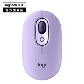 logitech 罗技 无线蓝牙时尚办公鼠标POP MOUSE  男女便携鼠标 星暮紫