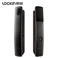Lockin 鹿客 S50 MPro可视猫眼指静脉智能锁 星云灰