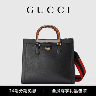 GUCCI 古驰 Diana竹节中号托特包