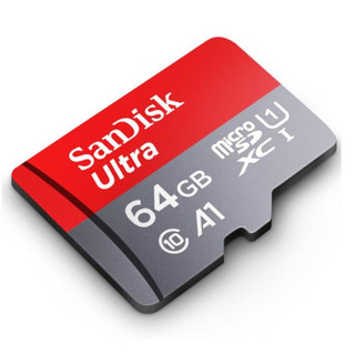  闪迪 Sandisk  Micro-SD存储卡 64GB（UHS-I、A1）
