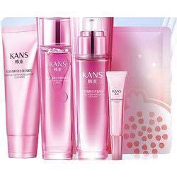 KANS 韩束 红石榴鲜活水盈5件套 （洁面70ml+爽肤水120ml+乳液100ml+眼霜8g+面膜1片）