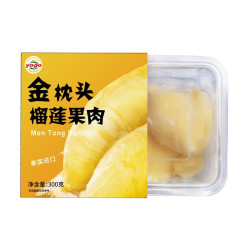 京觅 泰国金枕头冷冻榴莲肉 300g