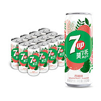 7-Up 七喜 莫七托细长罐 西柚味   330ml*12罐