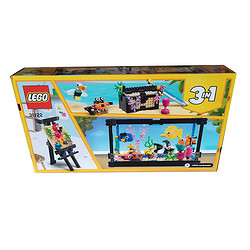 LEGO 乐高 31122创意三合一系列鱼缸水族箱男女孩益智积木玩具新品