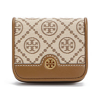 TORY BURCH T Monogram系列提花迷你钱包