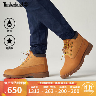 Timberland 踢不烂环游系列 男子户外休闲靴 A1KAD 小麦色 41