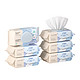 全棉时代 婴儿湿巾家庭大包湿巾纸宝宝手口专用纯棉湿巾纸80抽*6包