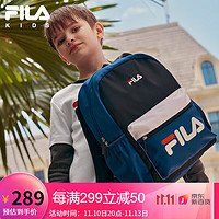 FILA 斐乐 儿童男童女童轻量书包小学生背包双肩包3M反光儿童书包K58B151102QRB