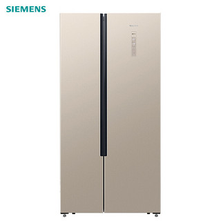 SIEMENS 西门子 530L对开门冰箱玻璃门纤薄设计玻璃门风冷无霜变频 KX52NS30TI