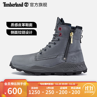 Timberland 男鞋靴子户外休闲皮革高帮拉链|A41AW A41AWW/灰色