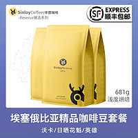 SinloyCoffee 辛鹿咖啡 sinloy 耶加雪菲套餐 250g*3包