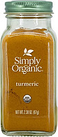 Simply Organic 姜黄根粉 USDA Organic认证 2.38盎司/67克（3件）