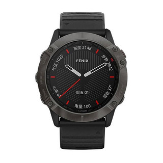 GARMIN 佳明 Fenix6X Pro 运动手表+钛合金表带 黑色 51mm 蓝宝石版