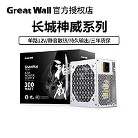 Great Wall 长城 电源 神威额定300W功率游戏台式机电脑游戏电源