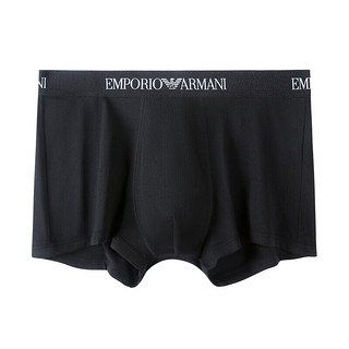 EMPORIO ARMANI EA 阿玛尼 四角平角裤男士内裤 3条装 送男友礼物 111610 CC722 21320黑色 XL