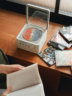 syitren 赛塔林 R200 CD播放机双向蓝牙立体声屏幕复古响音乐小饭盒