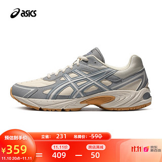 ASICS 亚瑟士 男鞋女鞋休闲鞋运动鞋复古老爹鞋百搭舒适 GEL-170TR 奶白色/灰色 42.5