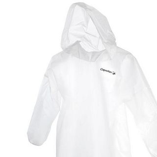 DECATHLON 迪卡侬 POCKET PONCHO 中性雨衣 8300253 白色 S