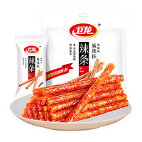 88VIP：WeiLong 卫龙 加麻加辣辣条96g分享装休闲零食品豆腐干素肉儿时回忆小包装
