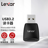 Lexar 雷克沙 USB3.2读卡器高速TF卡microSD卡小卡内存卡读卡器