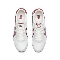 Onitsuka Tiger 鬼塚虎 DUALIO虎爪纹复古舒适运动鞋男女休闲鞋1183B545-201 灰色/深红色 38